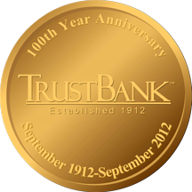 TrustBank 100th year anniversary | September 1912 - September 2012